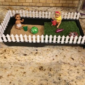 Barbie Back Yard Sand Box Play Area